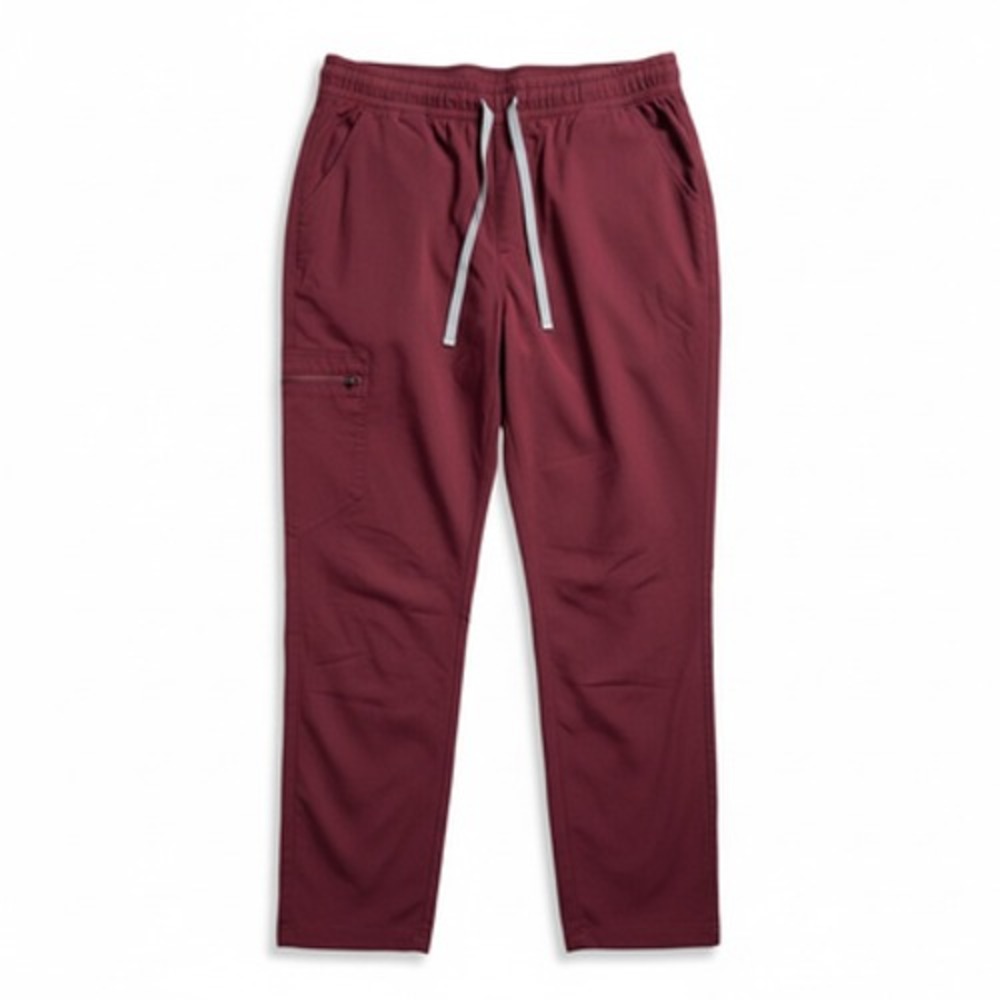 Figs Scrub Pants Womens 2XL Petite Burgundy Jogger Technical Collection